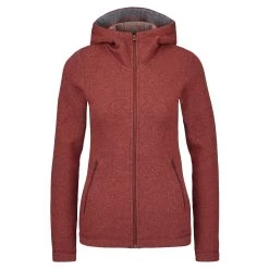 FRILUFTS TYA HOODED JACKET Damen - Fleecejacke Rot